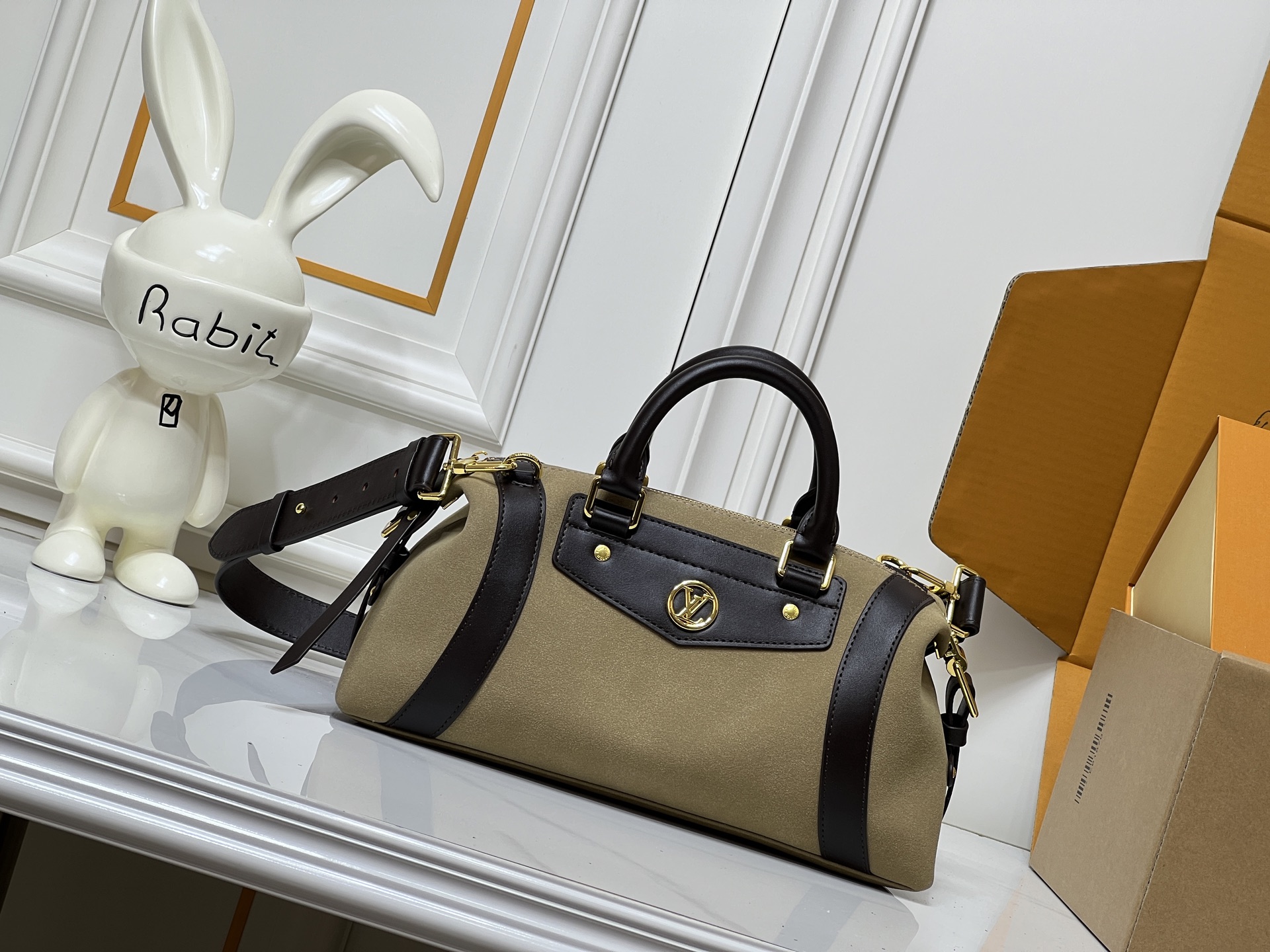 Louis Vuitton LV Speedy Bandouliere 25 Handbag Premium Canvas Model M24424 LV Logo Detail Travel Ready Limited Edition